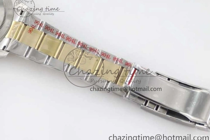 YG Asian SS Dial Edition Sky-Dweller Best 23J to 904L 1:1 Noob White on Bracelet 9001 SS YG 0301